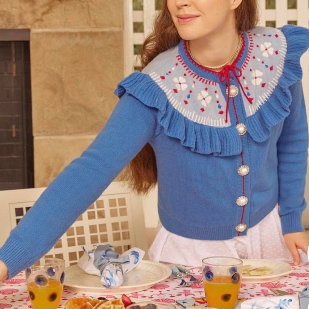 Hill House Home Blue Desk Sweater